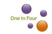 One in Four logo