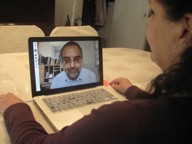 Image of online counselling session.